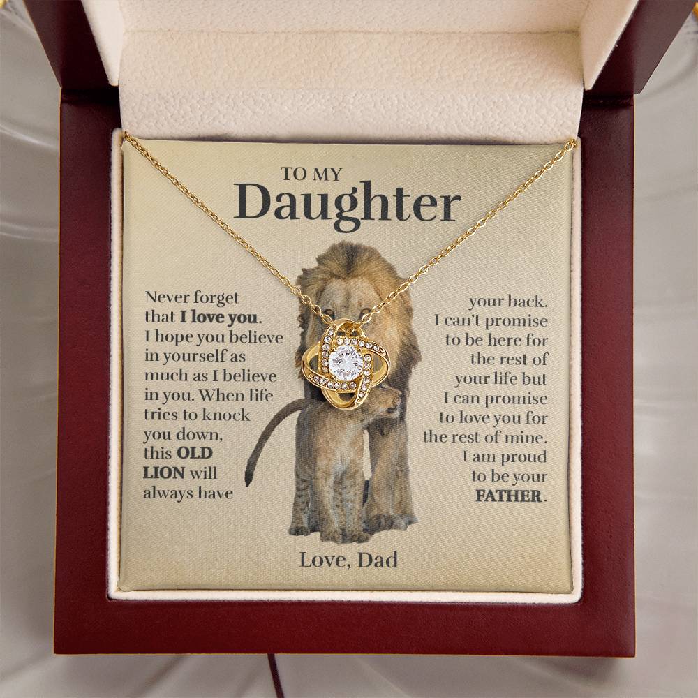 To My Daughter (From Dad) - Proud Old Lion - Love Knot