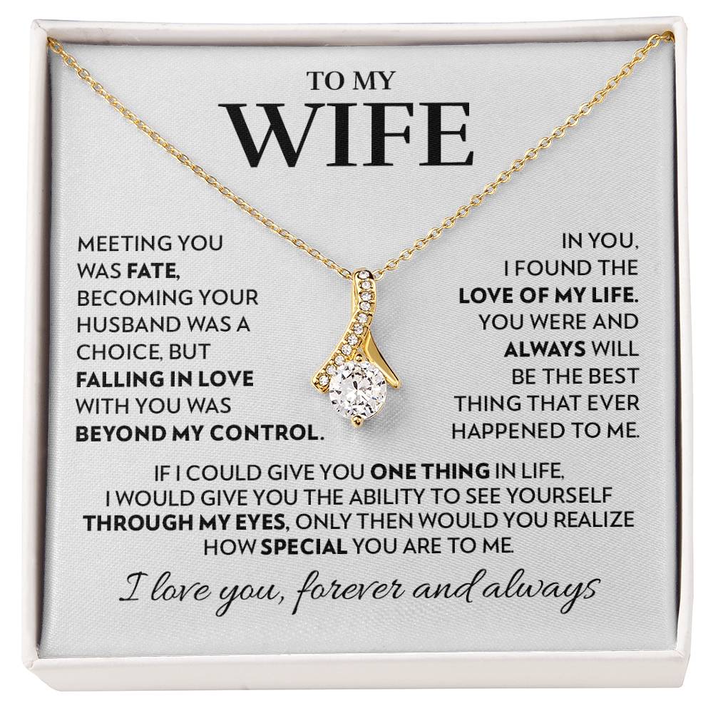 Gift for Wife - Love of My Life - Alluring Beauty Necklace