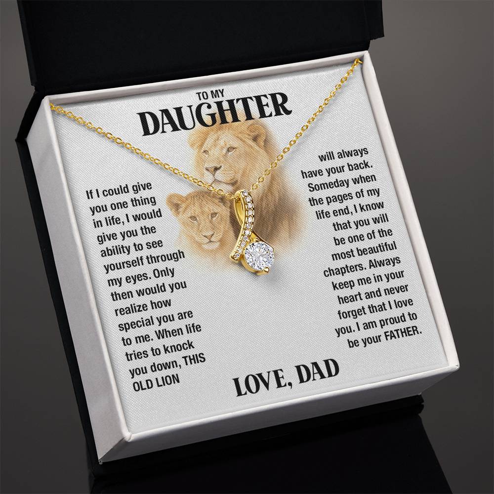 Dad to Daughter - This Old Lion - Alluring Beauty Necklace