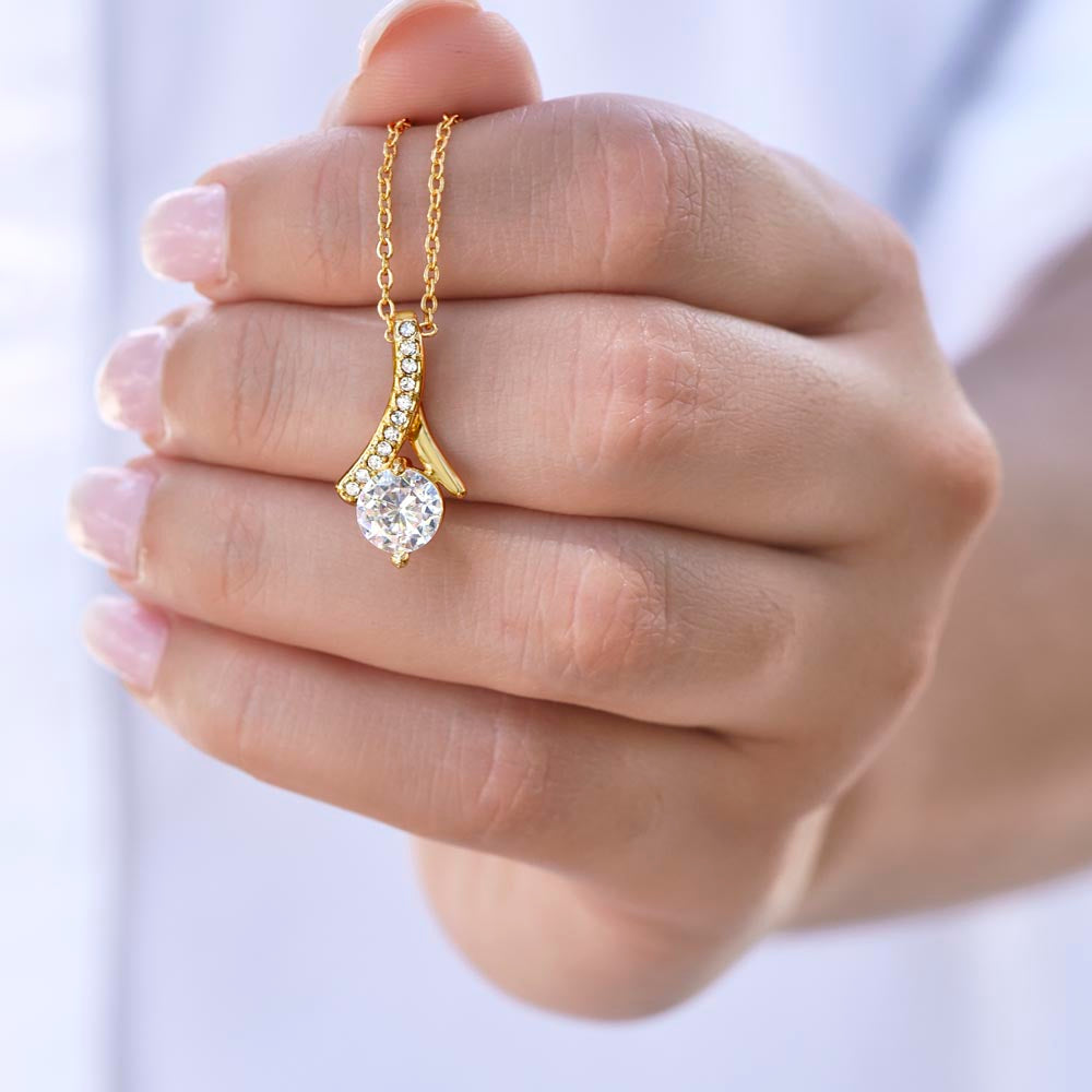 To My Queen - I Will Forever Love You - Alluring Beauty Necklace