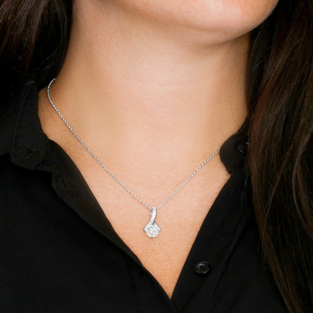 To My Daughter (From Dad) - Never Forget That I Love You - Alluring Beauty Necklace