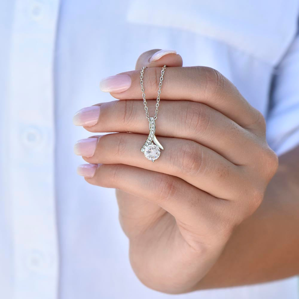 To My Daughter (From Dad) - Never Forget That I Love You - Alluring Beauty Necklace