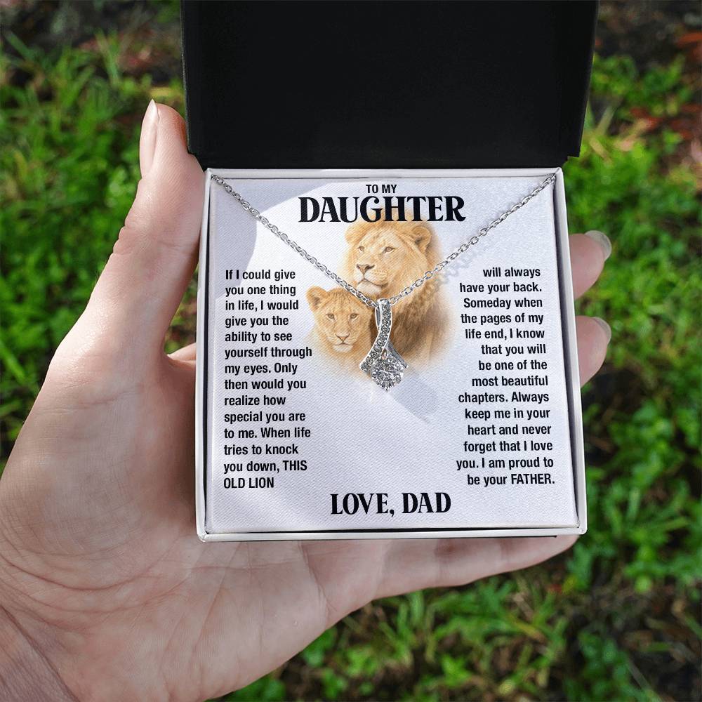 Dad to Daughter - This Old Lion - Alluring Beauty Necklace