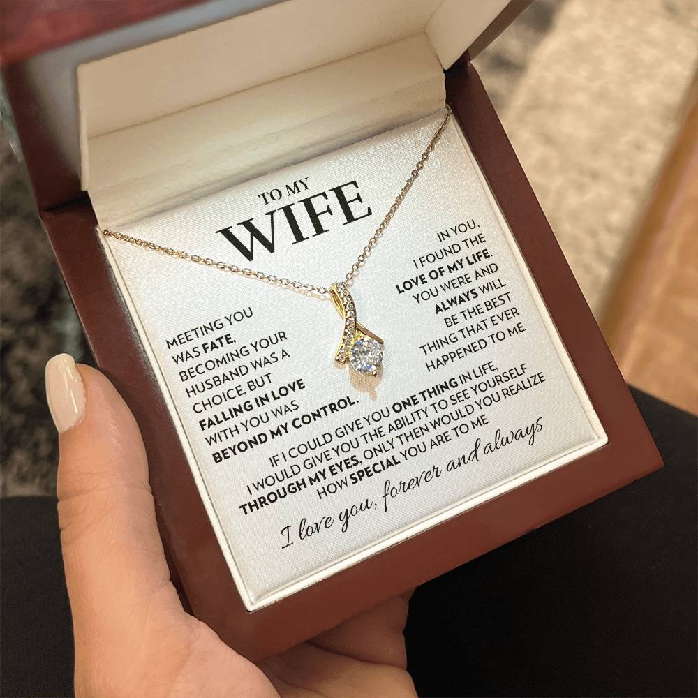 Gift for Wife - Love of My Life - Alluring Beauty Necklace