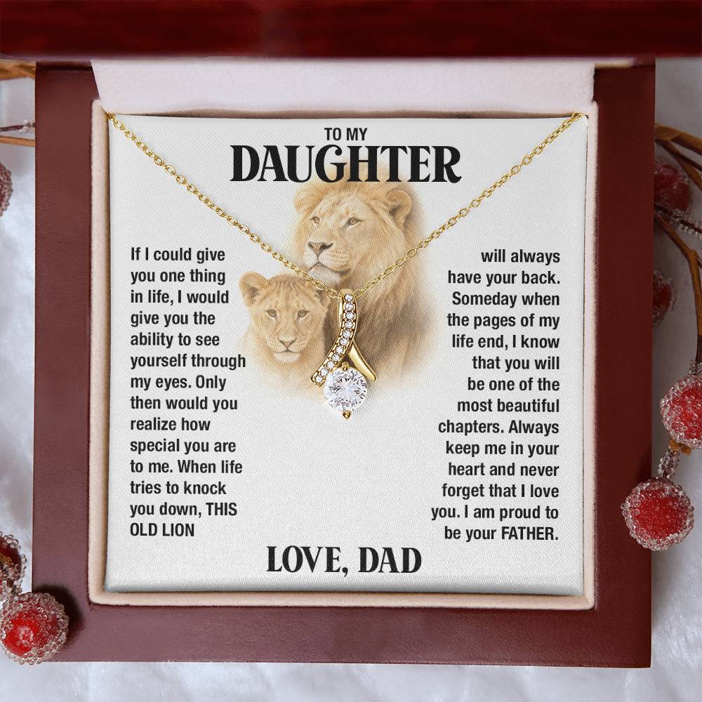 Dad to Daughter - This Old Lion - Alluring Beauty Necklace