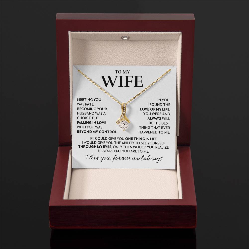 Gift for Wife - Love of My Life - Alluring Beauty Necklace