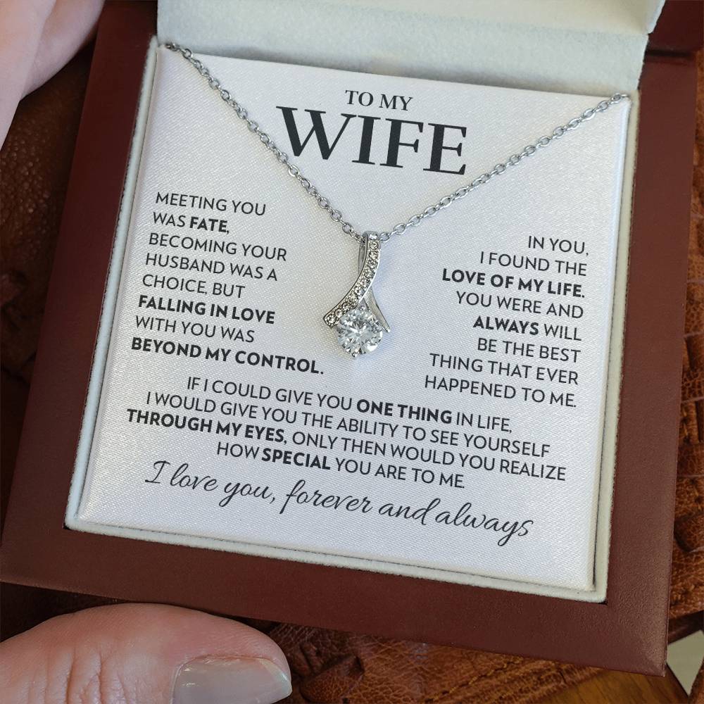 Gift for Wife - Love of My Life - Alluring Beauty Necklace