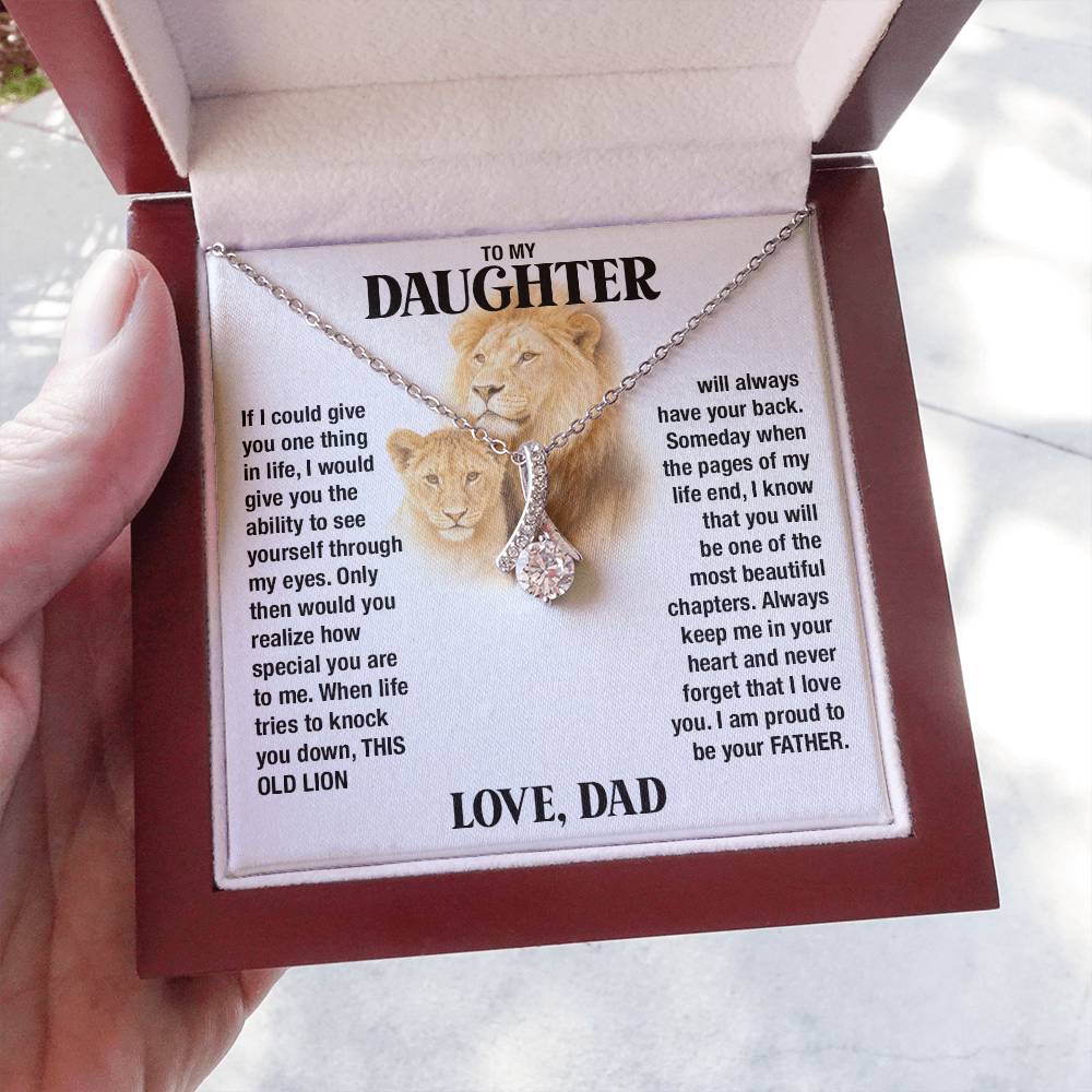Dad to Daughter - This Old Lion - Alluring Beauty Necklace