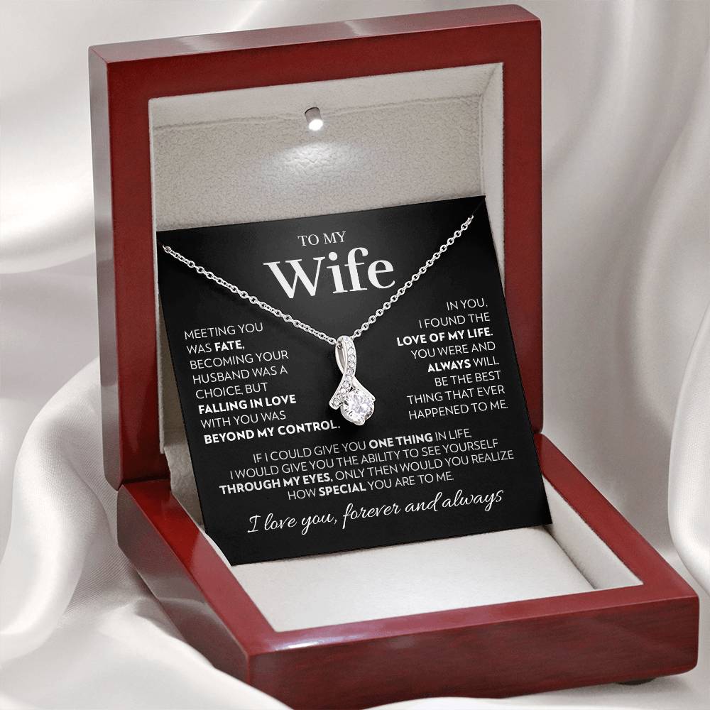 Wife - Love of My Life - Alluring Beauty Necklace