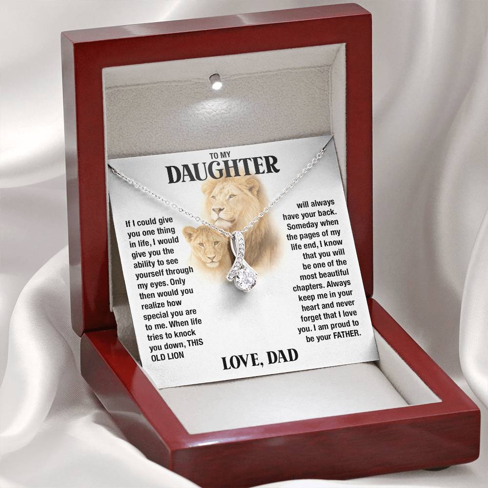 Dad to Daughter - This Old Lion - Alluring Beauty Necklace