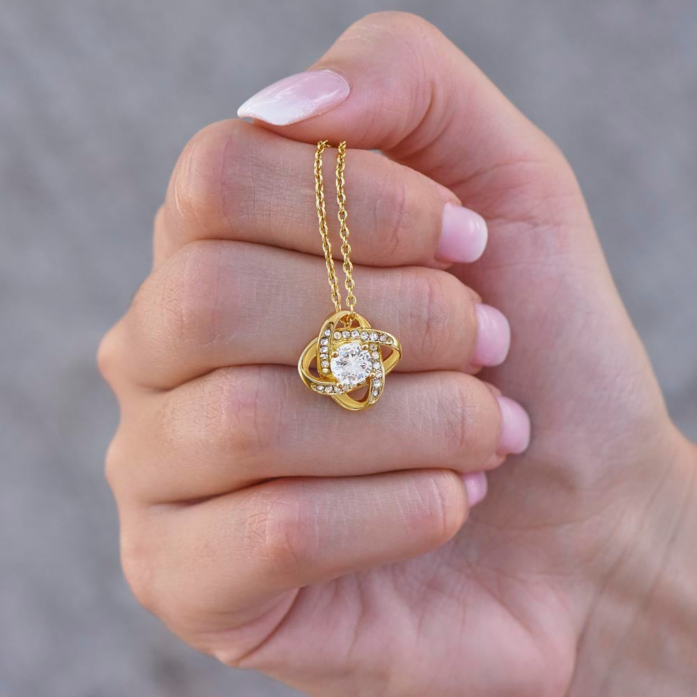 Wife - Love of My Life - Love Knot Necklace