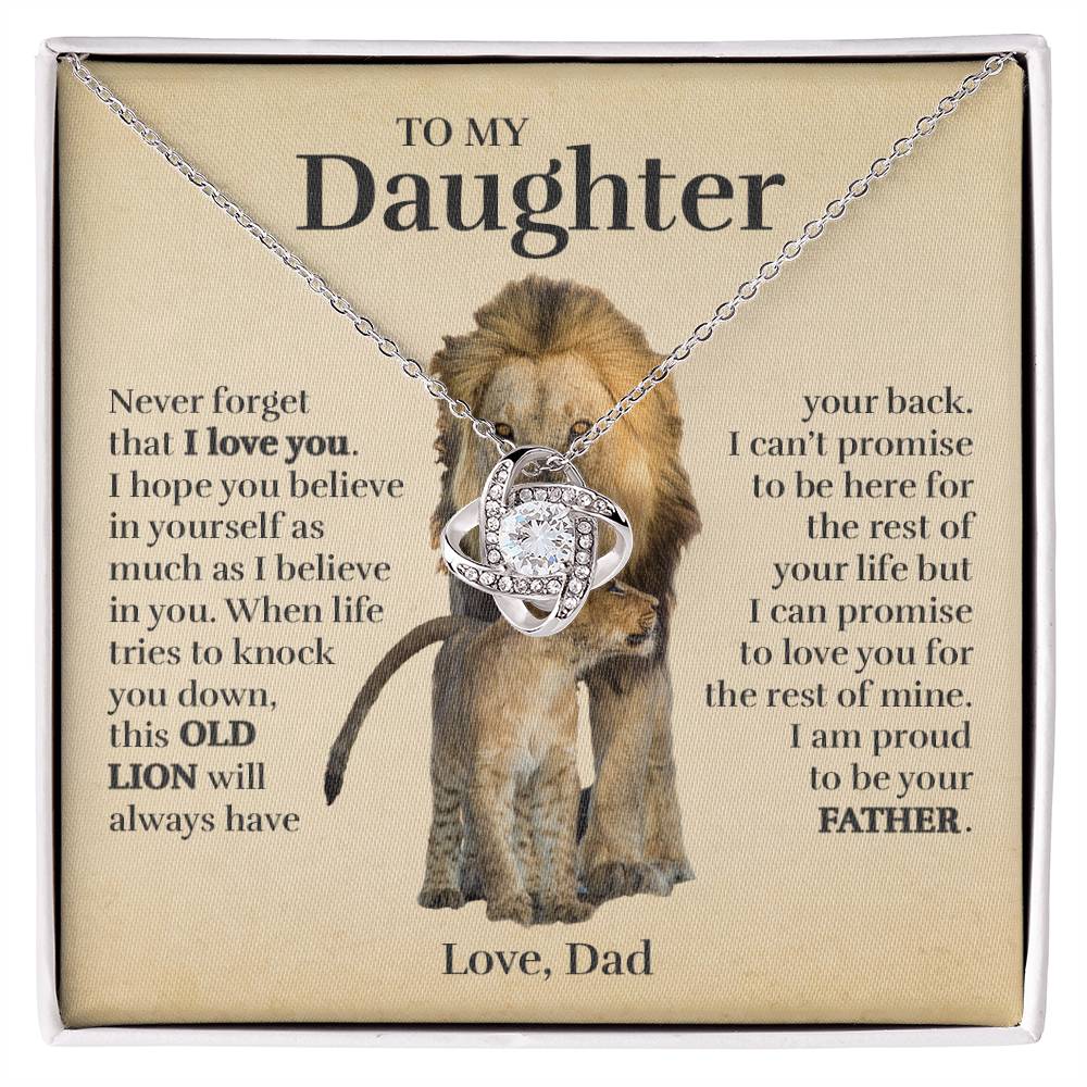 To My Daughter (From Dad) - Proud Old Lion - Love Knot