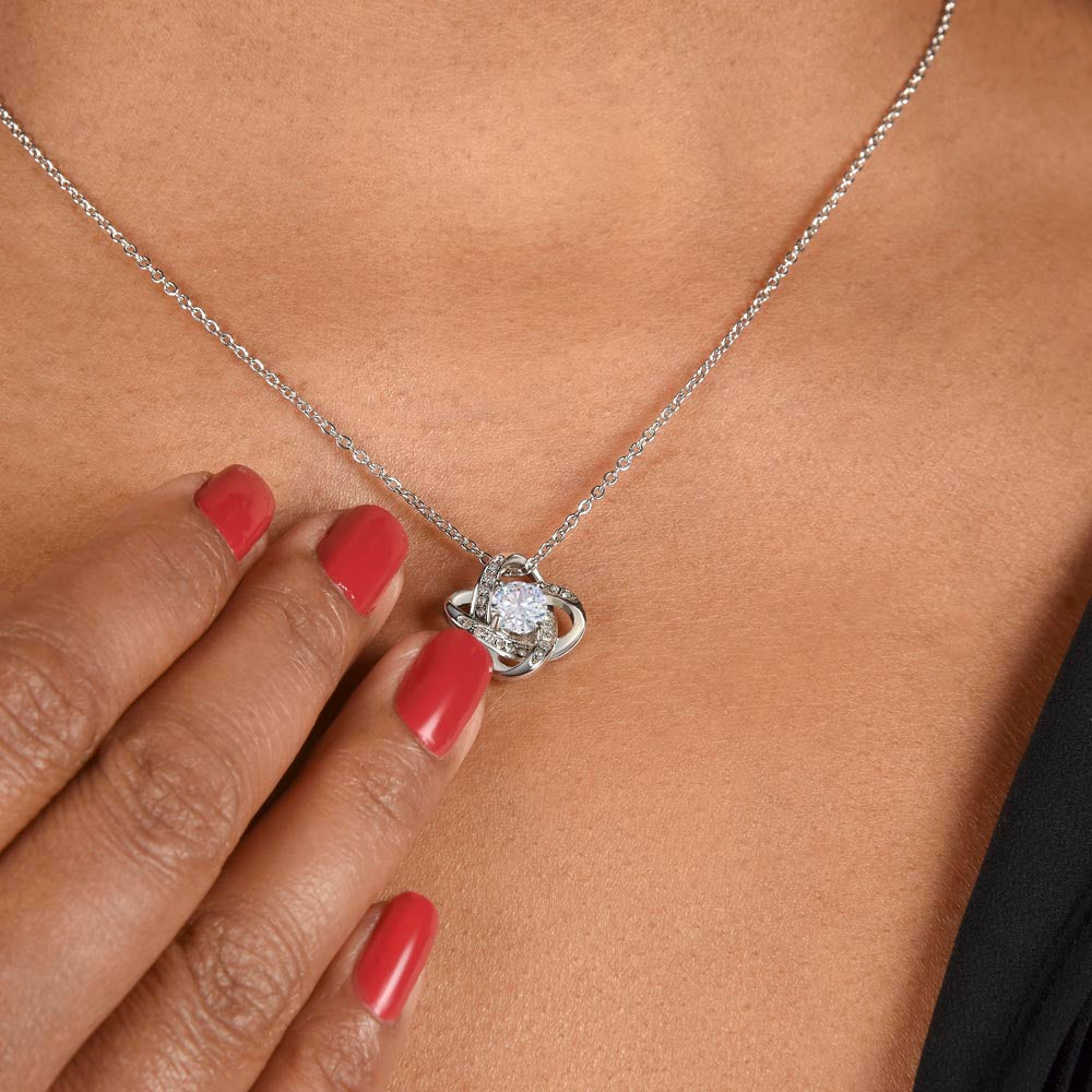 Wife - Love of My Life - Love Knot Necklace